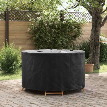 vidaXL Κάλυμμα επίπλων 128x128x71cm Ύφασμα Oxford 210D Γύρος 1 τεμ.