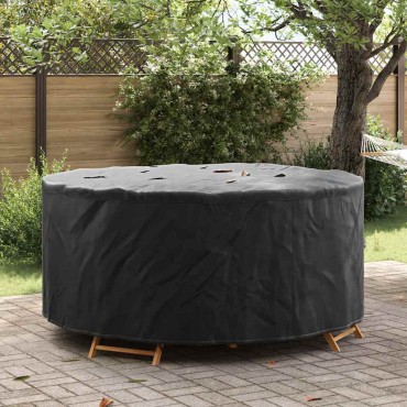 vidaXL Κάλυμμα επίπλων Μαύρο 200x200x105cm Ύφασμα Oxford 210D 1 τεμ.