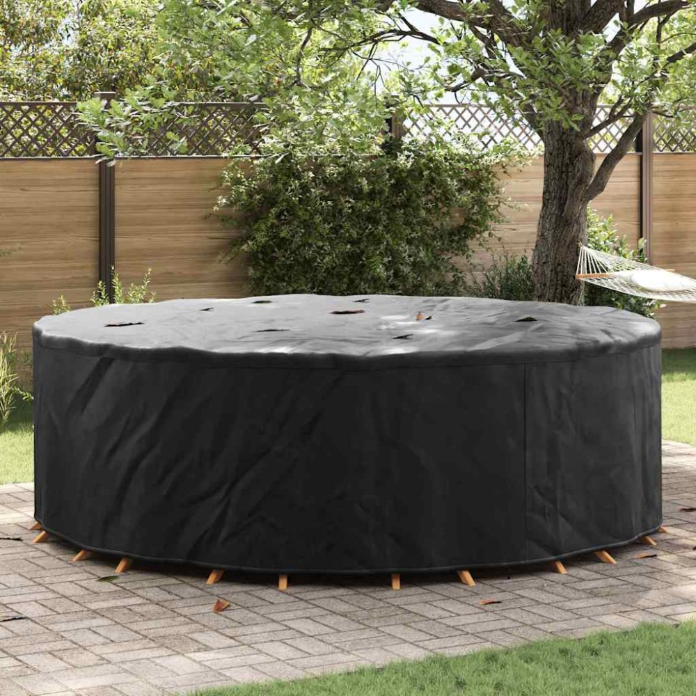 vidaXL Κάλυμμα επίπλων 279x279x105cm Ύφασμα Oxford 420D Γύρος 1 τεμ.
