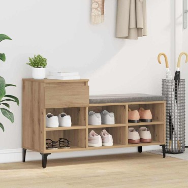 vidaXL Ντουλάπα Παπουτσιών 102x36x60cm Επεξεργασμένο Ξύλο