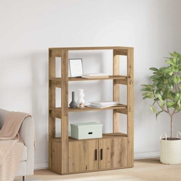 vidaXL Πλαϊνό γραφείο artisan δρυς 30x80x119.5 εκ 1 τεμ.