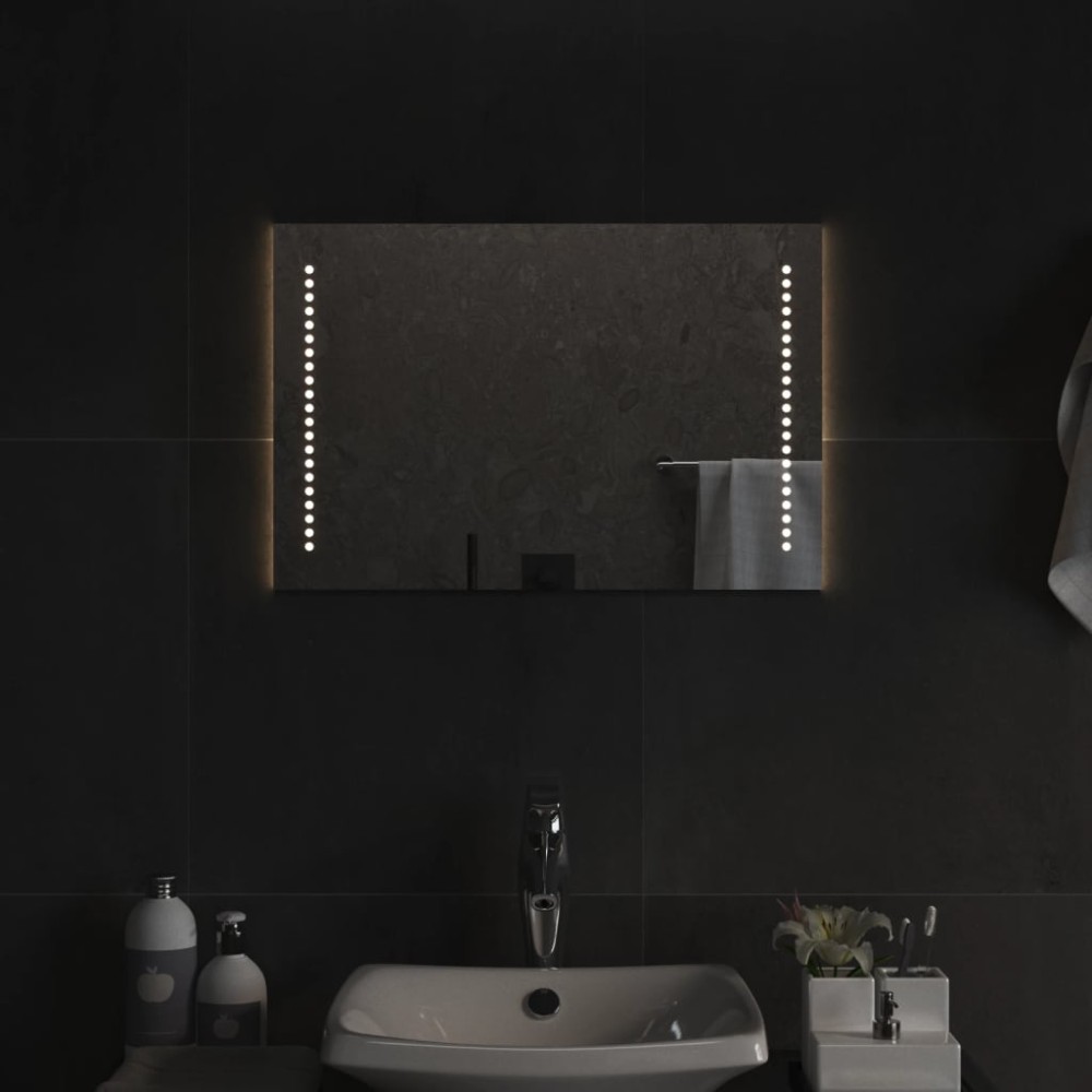 vidaXL Καθρέφτης Μπάνιου με LED 40x60 εκ.