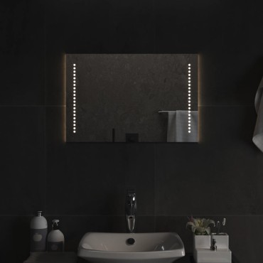 vidaXL Καθρέφτης Μπάνιου με LED 40x60 εκ.