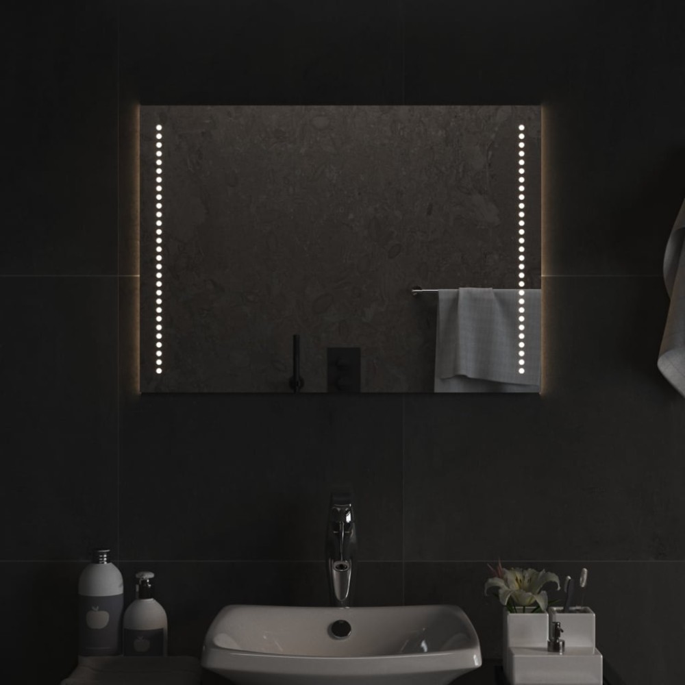 vidaXL Καθρέφτης Μπάνιου με LED 50 x 70 εκ.