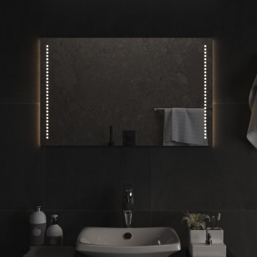 vidaXL Καθρέφτης Μπάνιου με LED 50x80 εκ.