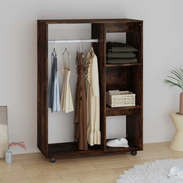 vidaXL Ντουλάπα Καπνιστή Δρυς 80x40x11cm από Επεξεργασμένο Ξύλο 1 τεμ.