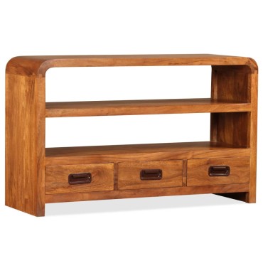 vidaXL Έπιπλο Τηλεόρασης 90x30x55cm από Μασίφ Ξύλο Ακακίας