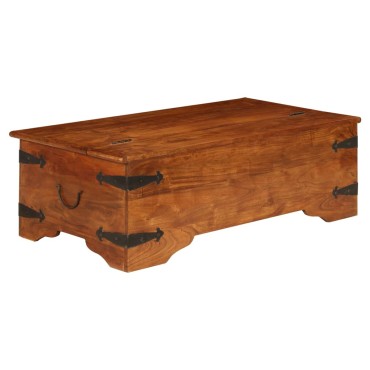 vidaXL Τραπεζάκι Σαλονιού 110x55x35cm Μασίφ Ξύλο Ακακία/Μελί Φινίρισμα 1 τεμ.
