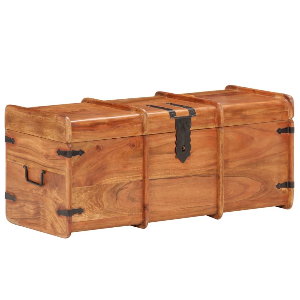 vidaXL Μπαούλο Αποθήκευσης 90x40x40cm από Μασίφ Ξύλο Ακακίας 1 τεμ.