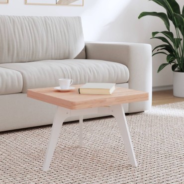 vidaXL Επιφάνεια Τραπεζιού Τετράγωνη 50x50x4cm Μασίφ Ξύλο Οξιάς 1 τεμ.
