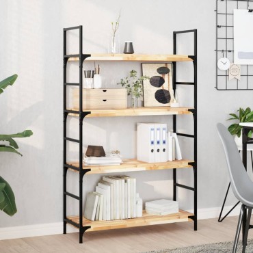 vidaXL Ράφι Κρεμαστό 80x30x4cm Ακατέργαστο Μασίφ Ξύλο Ακακίας 1 τεμ.