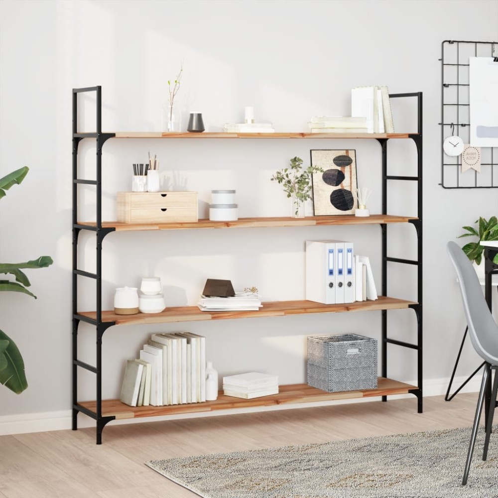 vidaXL Ράφι Κρεμαστό 160x30x2cm Φινίρισμα Λαδιού Μασίφ Ακακία 1 τεμ.