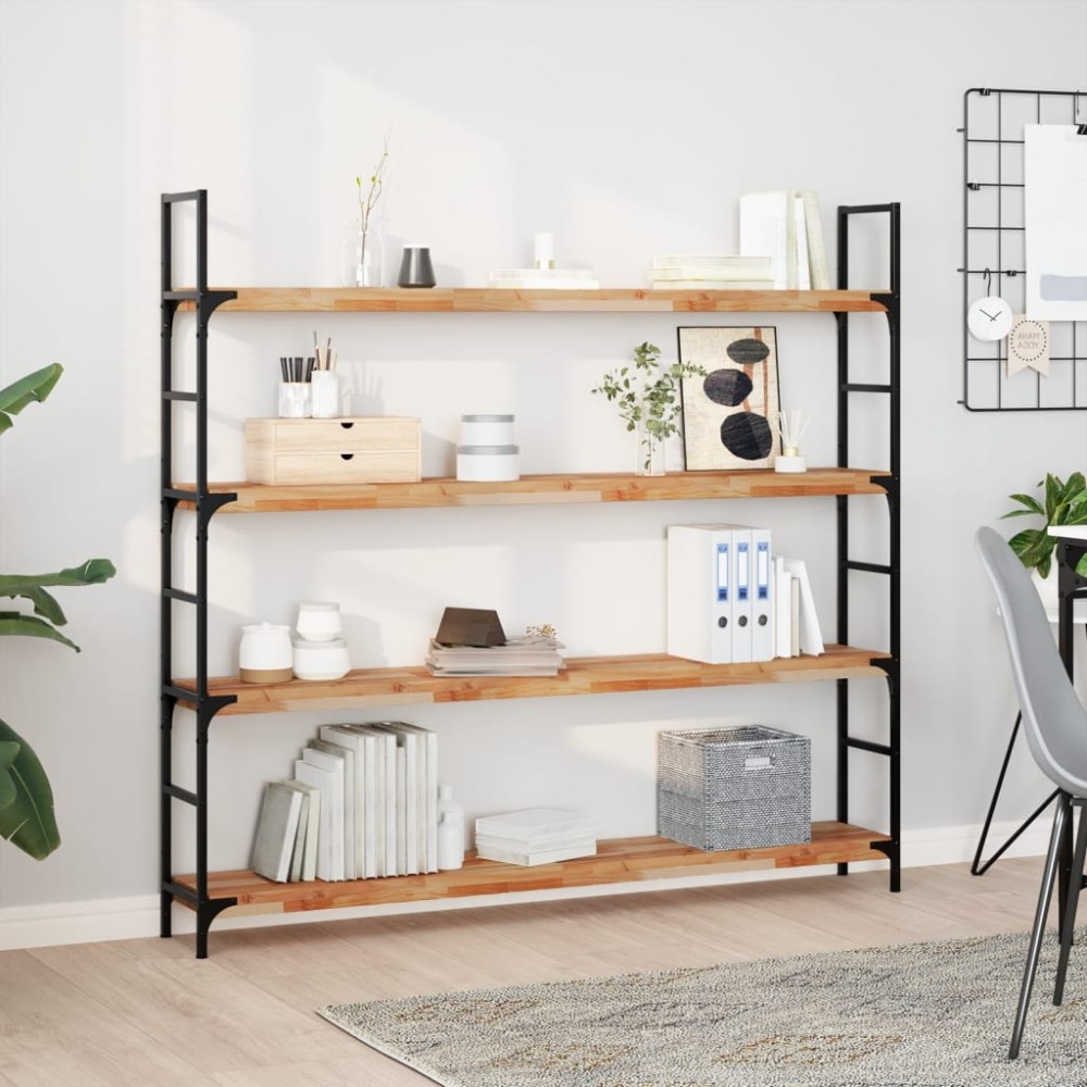 vidaXL Ράφι Κρεμαστό 120x20x4cm Φινίρισμα Λαδιού Μασίφ Ακακία 1 τεμ.