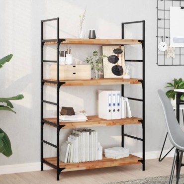 vidaXL Ράφι Κρεμαστό 100x40x4cm Φινίρισμα Λαδιού Μασίφ Ακακία 1 τεμ.