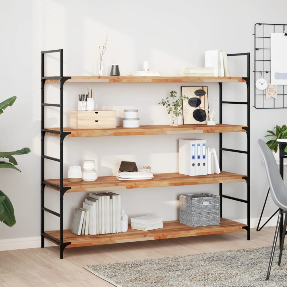 vidaXL Ράφι Κρεμαστό 120x40x4cm Φινίρισμα Λαδιού Μασίφ Ακακία 1 τεμ.
