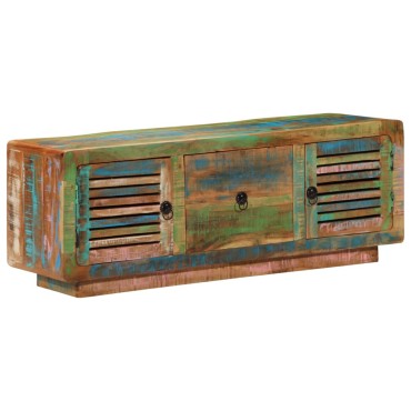 vidaXL Έπιπλο Τηλεόρασης 110x30x40cm από Μασίφ Ανακυκλωμένο Ξύλο