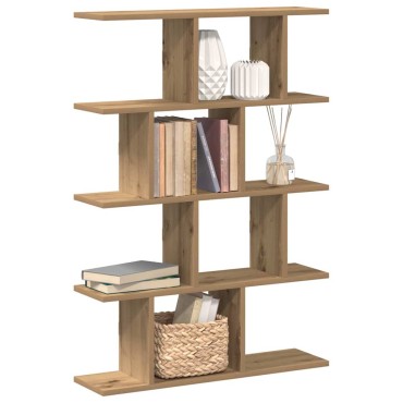 vidaXL Ράφι κύβων τοίχου 12 διαμερισμάτων Artisian Oak 70x18x100 cm 1 τεμ.