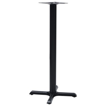 vidaXL Πόδι Τραπεζιού Bistro Μαύρο 56x56x107cm από Χυτοσίδηρο 1 τεμ.