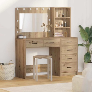 vidaXL Τραπέζι περιποίησης 2 τεμ. Καφέ 78.5x41x135 εκ