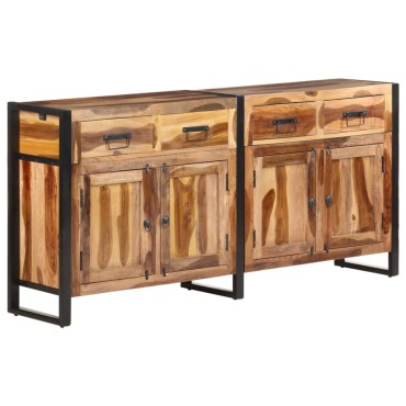 vidaXL Μπουφές 172x35x80cm Μασίφ Ξύλο Ακακίας με Μελί Φινίρισμα 1 τεμ.