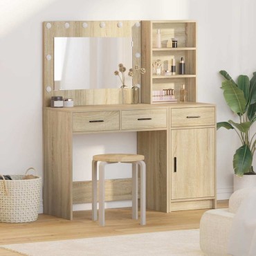 vidaXL Τραπέζι περιποίησης 2 τεμ. Καφέ 78,5x41x135 εκ