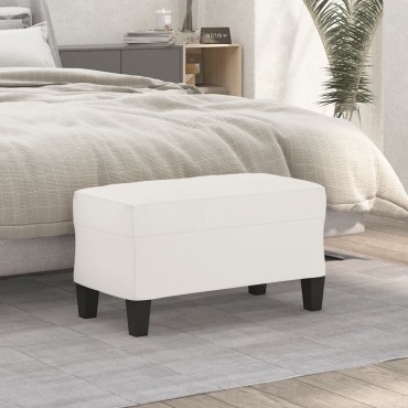 vidaXL Πάγκος Μπεζ 70x35x41cm από Ύφασμα Μικροϊνών 1 τεμ.