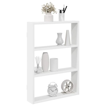 vidaXL Ράφι Τοίχου Λευκό 43x9x60cm από Επεξεργασμένο Ξύλο 1 τεμ.
