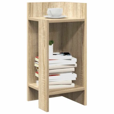 vidaXL Τραπεζάκι με ράφι Sonoma Δρυς 25,5x27x60cm 1 τεμ.