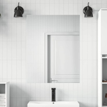 vidaXL Μεμβράνη καθρέφτη 2 pcs Ασημί PET