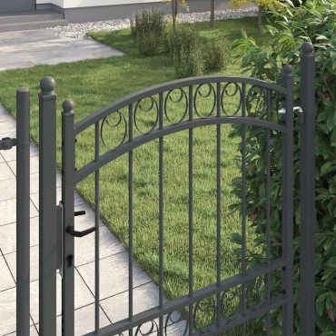 vidaXL Πύλη Φράχτη EMMEN 170 x 100 εκ. Ατσάλι με Επικάλυψη Πούδρας