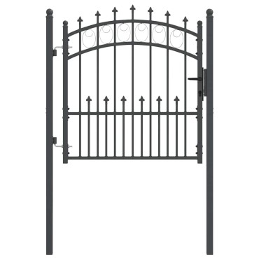 vidaXL Πύλη Φράχτη με Ακίδες EMMEN 100 x 100 cm