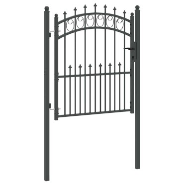 vidaXL Πύλη Φράχτη με Ακίδες EMMEN 104 x 109,5 cm