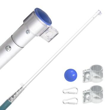 vidaXL Δανέζικη Σημαία και Κοντάρι 5,55 μ. από Αλουμίνιο