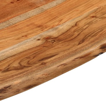 vidaXL Επιφάνεια Γραφείου Τετράγωνη 80x80x3,8cm Μασίφ Ξύλο Ακακίας