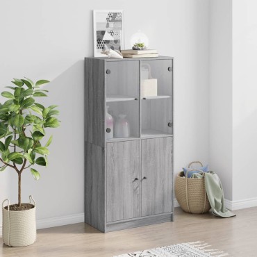 vidaXL Ντουλάπα με Πόρτες 68x37x142cm Επεξεργασμένο Ξύλο 1 τεμ.