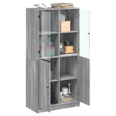 vidaXL Ντουλάπα με Πόρτες 68x37x142cm Επεξεργασμένο Ξύλο 1 τεμ.