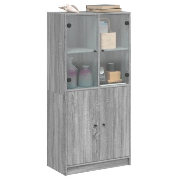 vidaXL Ντουλάπα με Πόρτες 68x37x142cm Επεξεργασμένο Ξύλο 1 τεμ.