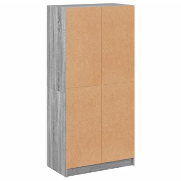 vidaXL Ντουλάπα με Πόρτες 68x37x142cm Επεξεργασμένο Ξύλο 1 τεμ.