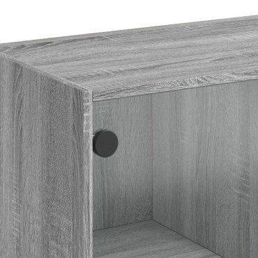 vidaXL Ντουλάπα με Πόρτες 68x37x142cm Επεξεργασμένο Ξύλο 1 τεμ.