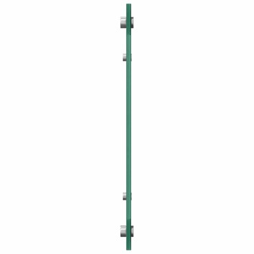vidaXL Πλάτη κουζίνας 2 τεμ. Λευκό 100 x 40 cm σκληρυμένο γυαλί