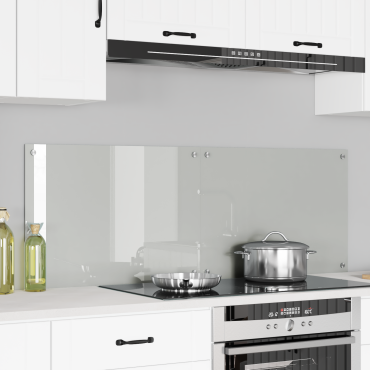 vidaXL Πλάτη κουζίνας 2 τμχ. Διαφανές 70 x 50 cm σκληρυμένο γυαλί