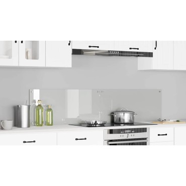 vidaXL Πλάτη κουζίνας 2 τεμ. Διαφανές 90 x 40 cm σκληρυμένο γυαλί