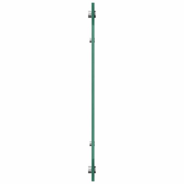vidaXL Πλάτη κουζίνας 2 τεμ. Διαφανές 90 x 50 cm σκληρυμένο γυαλί