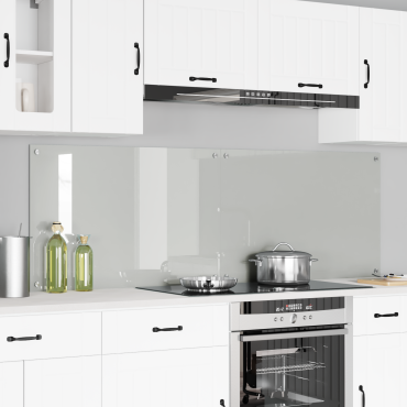 vidaXL Πλάτη κουζίνας 2 τμχ. Διαφανές 90 x 60 cm σκληρυμένο γυαλί
