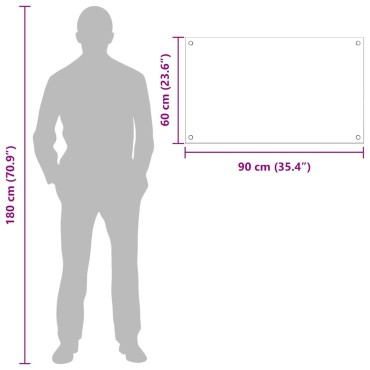 vidaXL Πλάτη κουζίνας 2 τεμ. Διαφανές 90 x 60 cm σκληρυμένο γυαλί