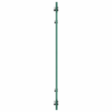 vidaXL Πλάτη κουζίνας 2 τεμ. Μαύρο 70 x 50 cm σκληρυμένο γυαλί