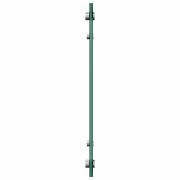 vidaXL Πλάτη κουζίνας 2 τμχ. Μαύρο 80 x 40 cm σκληρυμένο γυαλί