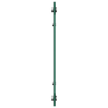 vidaXL Πλάτη κουζίνας 2 τμχ. Μαύρο 90 x 40 cm σκληρυμένο γυαλί