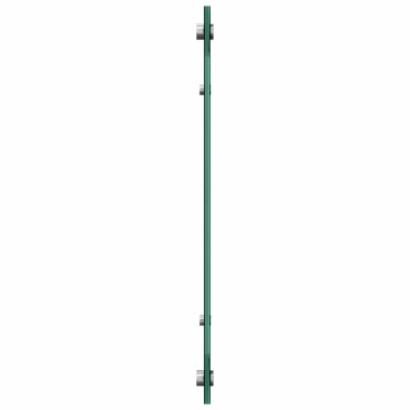 vidaXL Πλάτη κουζίνας 2 τεμ. Μαύρο 90 x 50 cm σκληρυμένο γυαλί