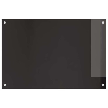 vidaXL Πλάτη κουζίνας 2 τεμ. Μαύρο 90 x 60 cm σκληρυμένο γυαλί